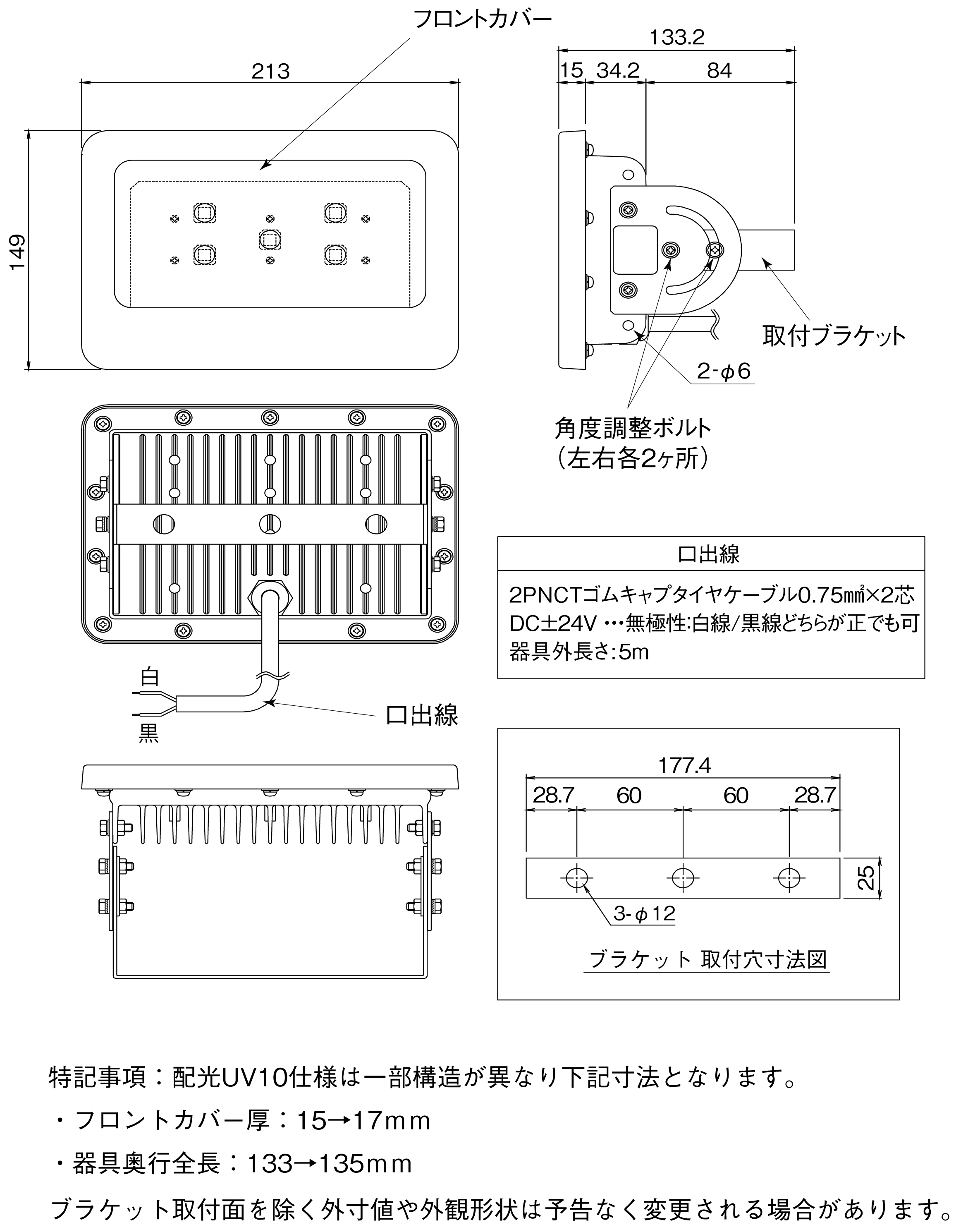 BL120-UV GAIKEIZU,⳰UV-LED,